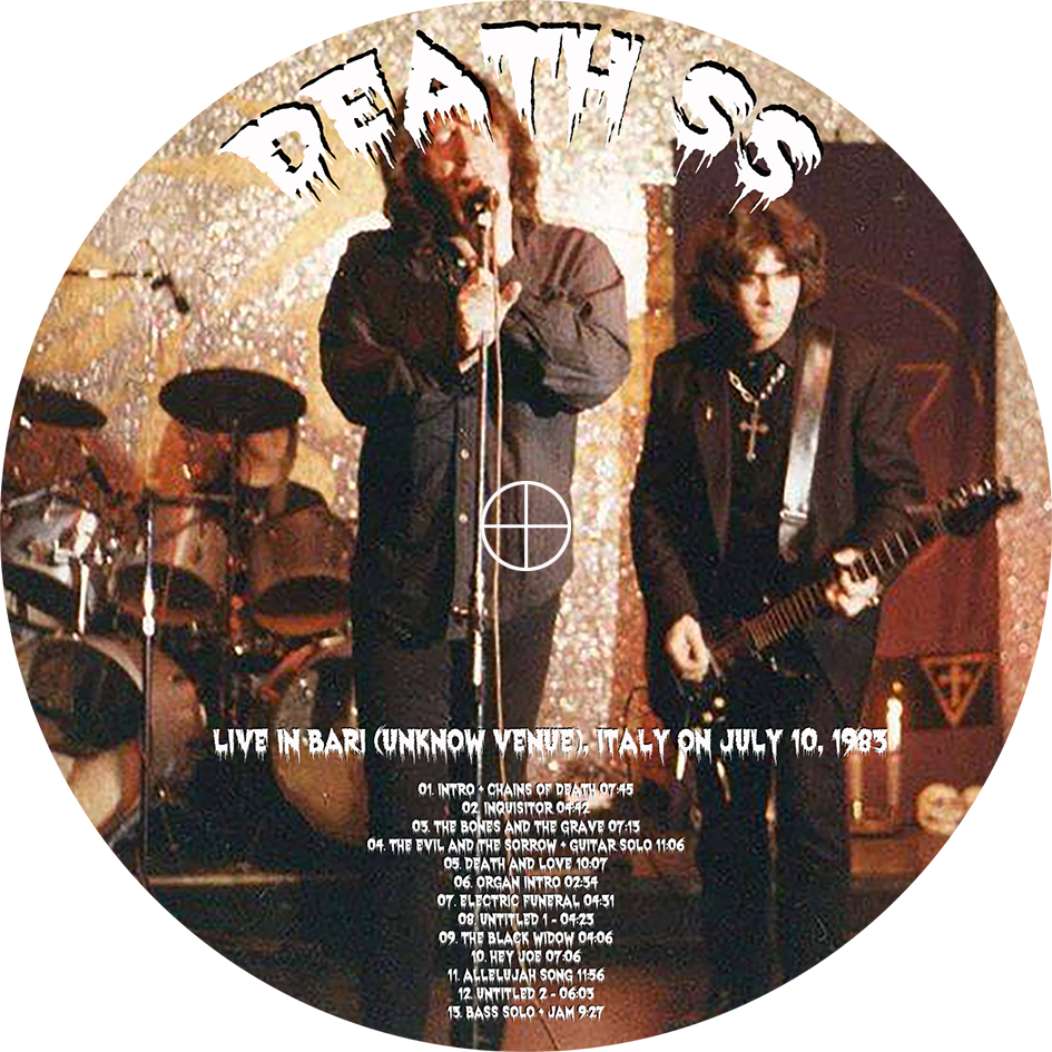 Death SS 1983 07 10 Live in Bari label CD